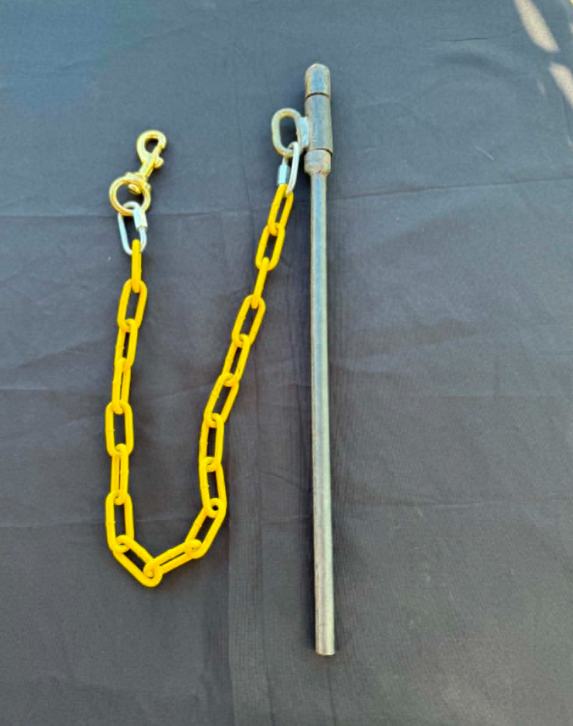 Tie Out Stake with Chain